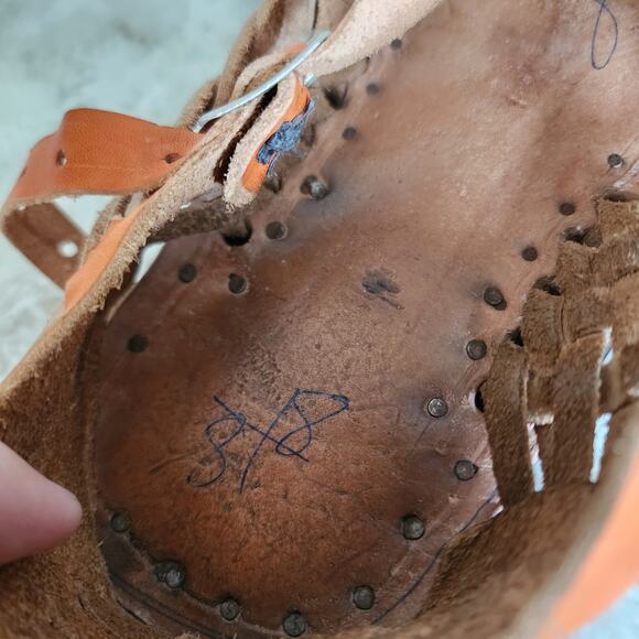 Men's Boho Hand Crafted Huaraches Leather Strappy Sandals Men's Size 8 - Picture 11 of 12